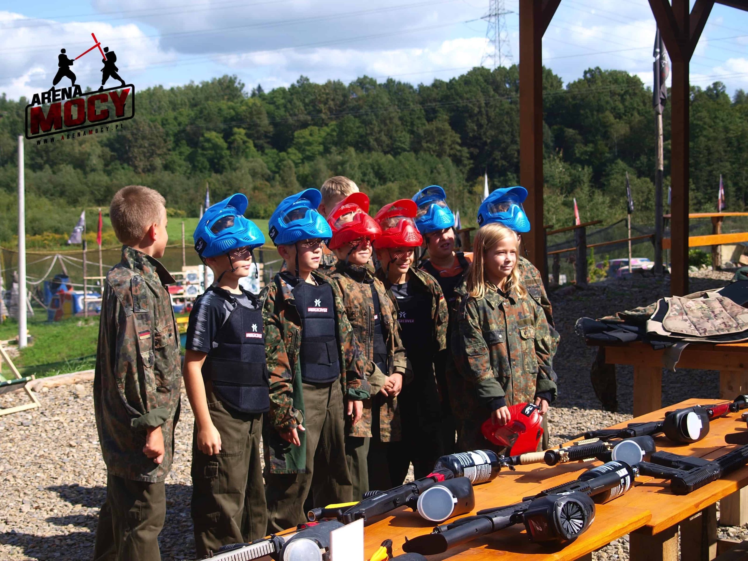 Bezpieczny paintball dla dzieci