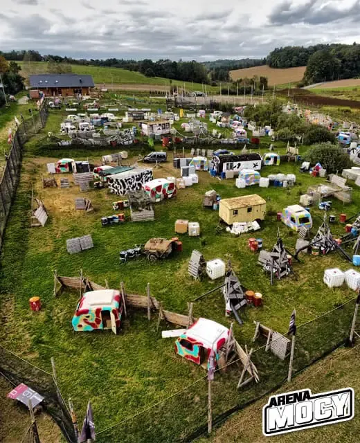 Rozgrywki paintballowe na Arenie Mocy